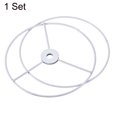 thumbnail image 5 of Unique Bargains Lampshade Holder Frame Lamp Shade Ring Baked Coating 1 Set 5.90inch, 5 of 5