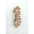 thumbnail image 2 of Faship Gorgeous Champagne Rhinestone Crystal Floral Hair Barrette Clip, 2 of 4