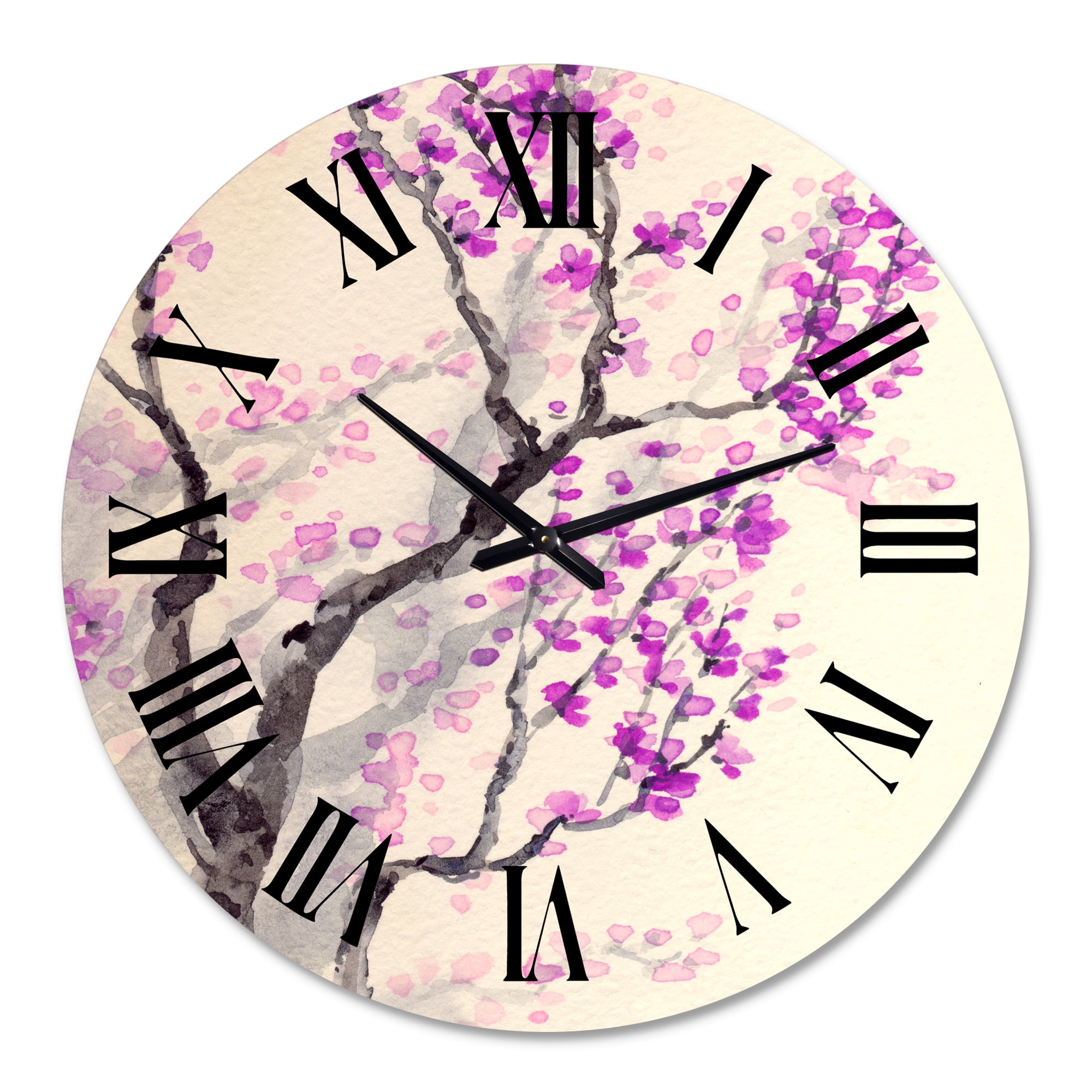 Designart 1 in Quartz Traditional Wall Clock