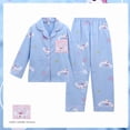 thumbnail image 1 of Sanrio Ensemble de Pyjama Mignon pour Filles Doux Imprimé Anime Ample Confortable Tenue de Nuit Respirante Colorée, 1 of 10