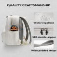 thumbnail image 4 of WATERFLY Unisex Student 20L Small Durable Travel Hiking Nylon Backpacks Daypack,White, 4 of 8