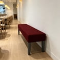 thumbnail image 5 of Nnndbs M Stretch Bench Cover Red, Elastic Spandex Slipcover for Bench Seat, Removable Washable Furniture Protector for Dining Kitchen Patio Bench, 5 of 8
