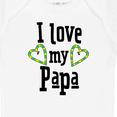 thumbnail image 4 of Inktastic I Love My Papa- Hearts Boys or Girls Baby Bodysuit, 4 of 5