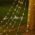 thumbnail image 1 of Lámpara de alambre de cuero, foco LED, árbol de Navidad, estrella de cinco puntas, cascada, cadena de luces, decoración de patio, linternas del Festival de Primavera de Año Nuevo, 1 of 1