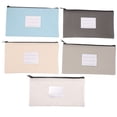 thumbnail image 1 of TEHAUX 5Pcs Versatile PU Money Bag with Zipper Receipt Holder Organizer for Office and Home, 1 of 8