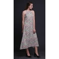 thumbnail image 4 of Bimba Robe de Plage Dos Nu Imprimée à Fleurs pour Femmes, Col Halter, Petite Taille, 4 of 6