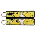 thumbnail image 1 of Anime Cool Key Tag Cartoon Embroidered Jet Keychain For Motorcycles Cars Bag Backpack Chaveiro Key Fobs For Friends Gifts tzw, 1 of 7