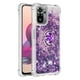 thumbnail image 2 of Funda para Xiaomi Redmi Note 10S 4G/Note 10 4G con Brillo Líquido Flotante, Purpurina, Parachoques y Anillo Giratorio Soporte, 2 of 5