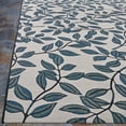 thumbnail image 5 of Couristan Dolce Summer Ivy 4' x 5'10" Ivory-Slate Blue Indoor/Outdoor Rug, 5 of 7