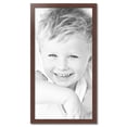 thumbnail image 2 of ArtToFrames 23" x 44" Honors Mahogany with Gold Picture Frame, 23x44 inch Brown Wood Poster Frame (WOM-5156),  Pack, 2 of 7