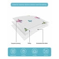 thumbnail image 4 of Twin XL Quilt Bedding Set, Vintage Colorful Butterfly Reversible Summer Quilt 3 Pieces, Watercolor Butterflies Farmhouse Lightweight Bedspreads Coverlets with 2 Pillow Shams for All Seasons, 4 of 5