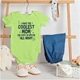 thumbnail image 4 of Funny Cool Moms Stay Up All Night Romper Boys or Girls Infant Baby Brisco Brands 24M, 4 of 7