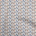 thumbnail image 1 of oneOone Cotton Flex Brown Fabric Travel Sewing Material Print Fabric By The Yard 40 Inch Wide, 1 of 4
