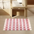 thumbnail image 5 of Jinswick Checkered Bath Mat Washable Non-Slip Funny Bathroom Rug Cute Bathroom Mat Ultra Soft Microfiber Absorbent Floor Carpet for Shower Tub Bedroom, 5 of 7