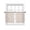 Pink, variant on Blue Easter Sheer Curtains 84 Inch Length 2 Panels Set Window Treatments, Spring Farmhouse Vintage Bunny Eggs Beige Rod Pocket Semi Curtains for Living Room/Bedroom/Kitchen Décor, 104"W x 84"L