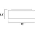 thumbnail image 3 of Maxim Prime 16" Wide Modern Oatmeal Linen Drum LED Ceiling Light, 3 of 5