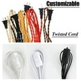 thumbnail image 7 of FSLiving Modern Wall Lamp Modern Lighting Remote Control Adjustable Wall Sconces Plug-in Color Changing RGB White GU10 Timer Bulb Included for Kid's Room Game Room Wall Mounted 1 Light, White, 7 of 7