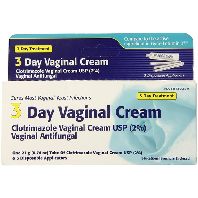 Clotrimazole 3Day Yeast Infection Treatment Vaginal Antifungal Cream 0