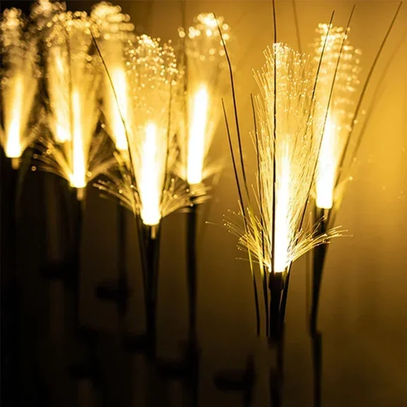 LED Solar Garden Reed Lamp Outdoor Waterproof Lawn Light Yard Christmas Decoration Path Lighting Decor Solar Power Light
