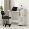 thumbnail image 4 of Pemberly Row Contemporary Laptop/Notebook/Computer Desk in White, 4 of 6