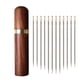 thumbnail image 3 of Billuyoard Juego de agujas de coser de 12 Uds., caja de almacenamiento de agujas portátil de Natural, cilindro de almacenamiento de agujas para De coser 2#, 3 of 6