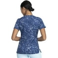 thumbnail image 5 of Dickies Dynamix Medical Scrubs Top for Women Shaped V-Neck DK851, L, Crackle Me Up, 5 of 7