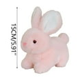 thumbnail image 2 of Aodebiao Cute Plush Bunny Stuffed Animal Soft Fluffy Rabbit Toy Easter Gift Home Decor Gift Party Favors Warm Hugs Comfort Plushie Adorable Collectible, 2 of 9