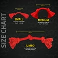 thumbnail image 5 of Playology Dri-Tech Rope, Beef Scented Red Dog Toy for Large to XL Dogs, 5 of 6