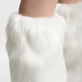 thumbnail image 4 of Lerpwige Women's Faux Furs Leg Warmers Fuzzy Leg Warmers Soft Boot Cuffs Cover, 4 of 20