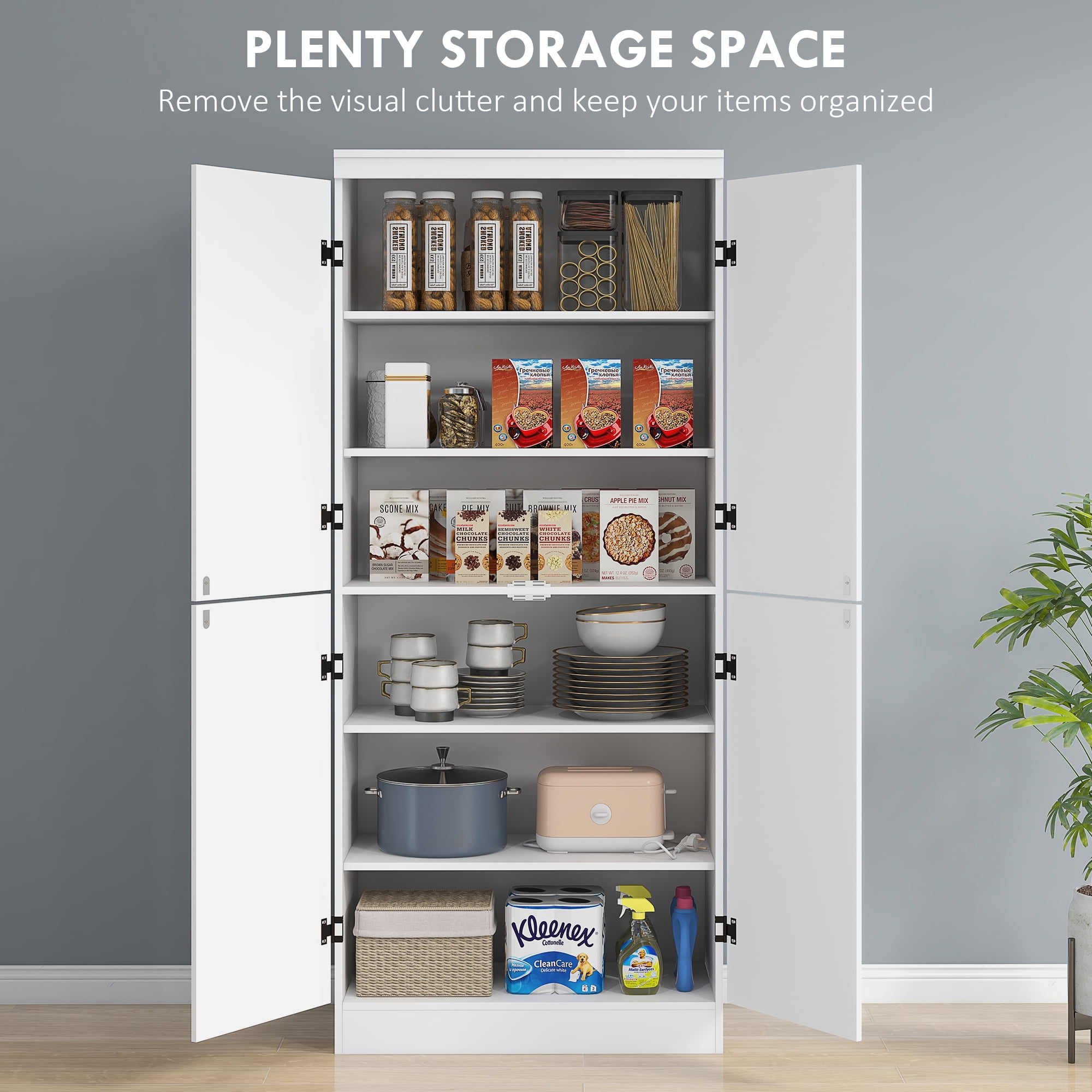 Kitchen pantry storage cabinet walmart discount