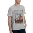 thumbnail image 2 of Bingfone Oil Lamp Coffee Beans Men'S Loose Fit Short-Sleeve Pocket T-Shirt, 2 of 7