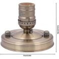 thumbnail image 2 of E26/e27 Screw Ceiling/wall Light Base Holder, Vintage Industrial Ceiling Lamp Base, 2 of 4