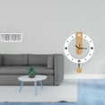 thumbnail image 2 of Reloj de pared digital,Reloj de pared digital multifuncional para oficina,Reloj de pared,Reloj de pared decorativo para baño y dormitorio.,Reloj de pared redondo silencioso y sin tictac,regalo, 2 of 8