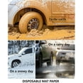 thumbnail image 3 of Tapetes de papel para coche Faduoali, blancos, 50 unidades, 40 x 50 cm, desechables, 3 of 8