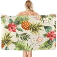 thumbnail image 2 of Pineapple Large Beach Towel - Plush Thick Cotton Pool Towel, Adult Beach Towels, 2 of 16