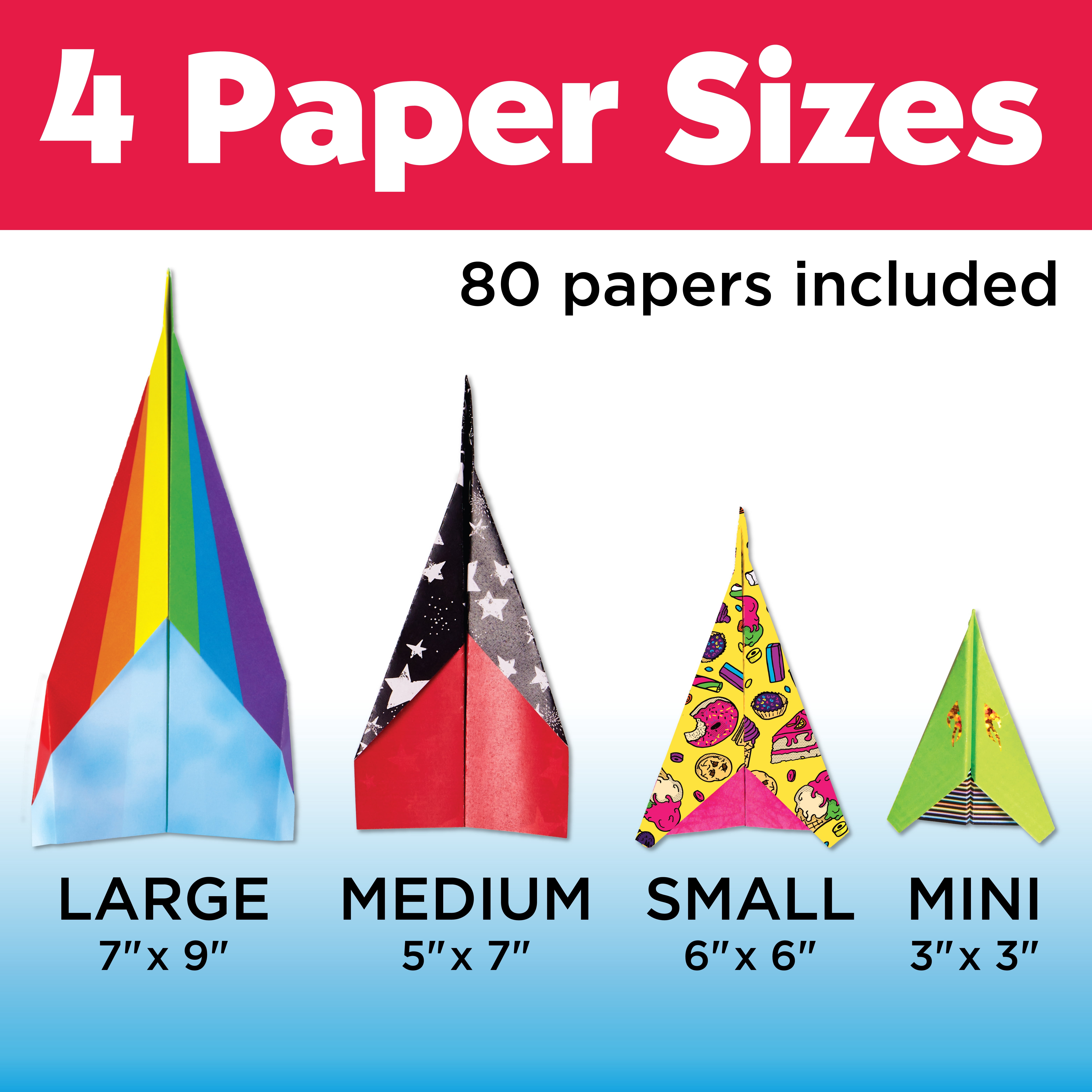 Creativity for Kids Stunt Squadron Fold & Launch: Makes 80 Paper Airplanes, STEM Crafts for Kids