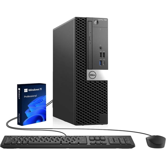 Restored Dell Optiplex 7060 SFF Desktop Computer PC, Intel Core i5-8500T up to 3.5GHz, 8 GB DDR4, 256 GB SSD, Windows 11
