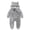 Grey0, variant on Snow Suit Toddler Newborn Baby Snowsuit Winter Coat Fleece Hooded Romper Jumpsuit 0 3 Months (Khaki,0-3 Months)