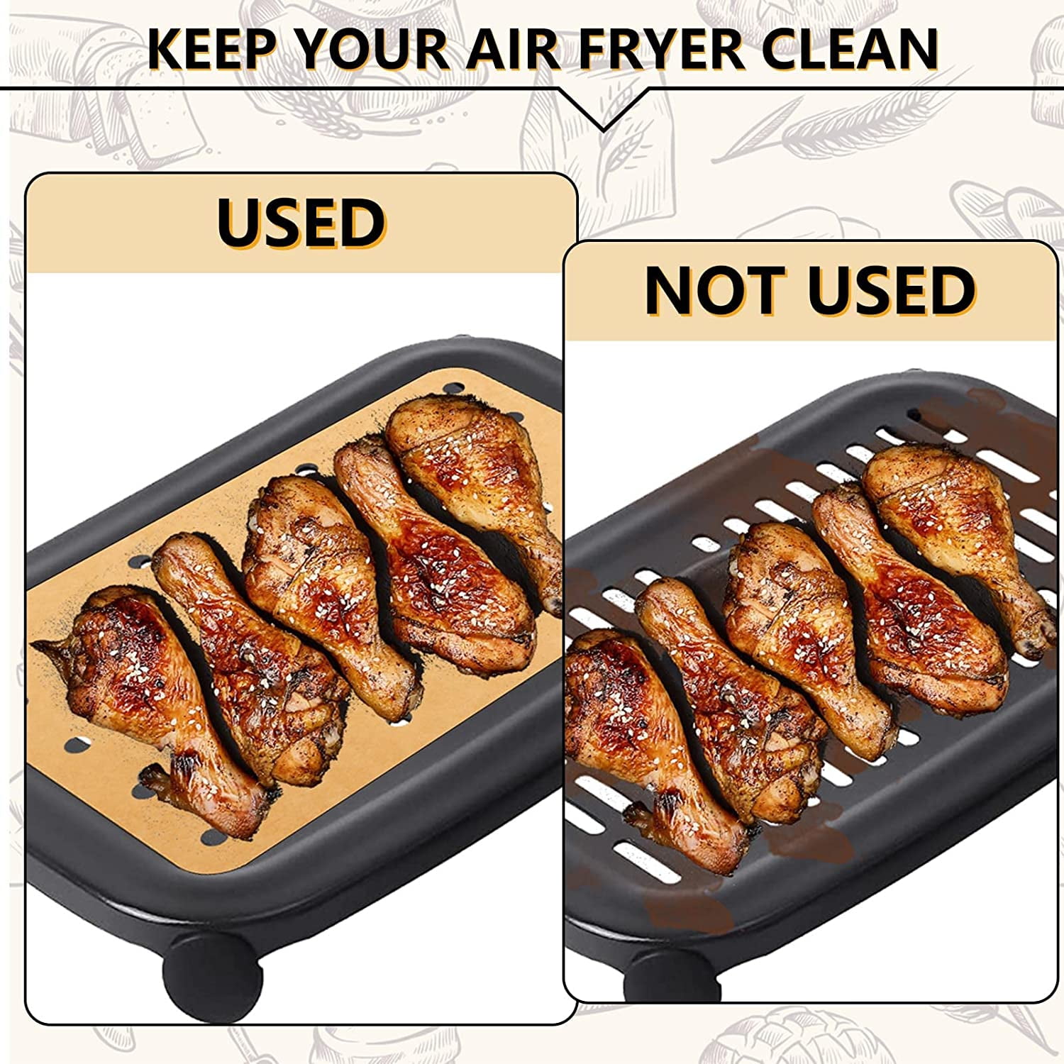 Air Fryer Oven Liners - Top Notch DFW, LLC