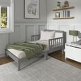 thumbnail image 5 of Dream On Me Brookside Toddler Bed, Steel Grey/White, 5 of 6