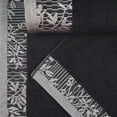 thumbnail image 4 of BNM Cotton Floral Border Hand Towel Set of 4, Black, 4 of 7