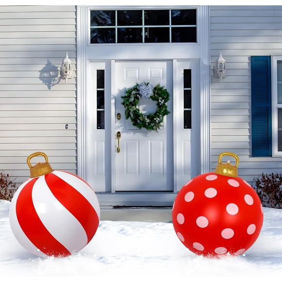 Rvkxad 60cm Outdoor Christmas Inflatable Decor PVC, Christmas Tree Decoration for Yard Porch, Inflatable Christmas Decor Holiday