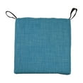 thumbnail image 3 of Blazing Needles 16-inch Outdoor Cushion, Sea Blue, 3 of 3