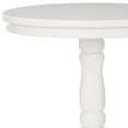 thumbnail image 3 of SAFAVIEH Vivienne Classic Solid Round Top Side Table, White, 3 of 4