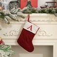 thumbnail image 3 of Christmas Stocking Charm Gift Stocking 12 inch Embroidered Letter Cozy Classic Knit Christmas Stocking Personalized Xmas Hanging Decoration Home Farmhouse Fireplace Christmas Decor, 3 of 3