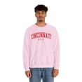 thumbnail image 5 of Cincinnati Ohio Sweatshirt Gifts Crew Neck Shirt Long Sleeve Unisex, 5 of 7