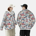 thumbnail image 4 of Balery London Symbols1 Men's Women's UPF 50+ Sun Protection Lightweight Hoodie Performance Long Sleeve Shirt for Fishing Running-3X-Large, 4 of 7