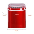 thumbnail image 3 of Magic Chef 27-lb. Capacity Portable Countertop Ice Maker, Red, 3 of 10