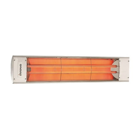 

5000 Watt Electric Infrared Dual Element Heater-240 Voltage-White Finish-Chevron Decorative Fascia Bailey Street Home 2573-Bel-4560264