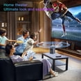 thumbnail image 4 of H700 Quad-Core Android 10 Mini Projector, 4K@60fps HDR10 Decoding, 1080P HD Input, 2.4G/5G WiFi & Bluetooth 5.0, 120 ANSI Lumens LCD Home Theater with Wireless Screen Mirroring, USB 2.0, White, US, 4 of 7